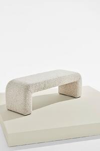 Odette bänk i bouclé 120x41 cm