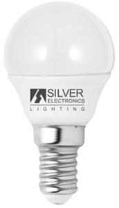 Sfärisk LED-lampa Silver Electronics Eco E14 5W Vitt ljus