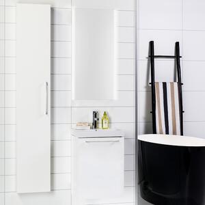 Möbelpaket Noro Look med Deco Spegel Matt Vit