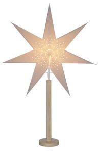 Julstjärna med Fot - Elice - 60x85cm - Natur - Star Trading
