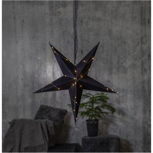 Julstjärna - Velvet - Svart - 60x60cm - Star Trading