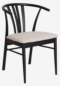 Nordic Furniture Group - Matstol Aron Bf 2-pack - Svart - Karmstolar - Från Homeroom