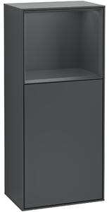 Väggskåp Villeroy &amp Boch Finion med 1 Dörr och Öppen Hylla Uppe 418 mm