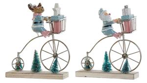 Julgranskula DKD Home Decor Metall Cykel