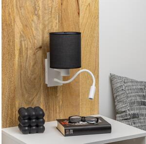 Brilagi - LED vägglampa NUBILA 1xE27/25W/230V + LED/3W vit/svart
