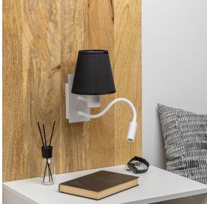 Brilagi - LED vägglampa NUBILA 1xE27/25W/230V + LED/3W vit/svart