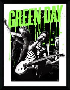 Inramad poster Green Day - Live