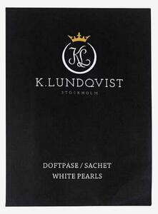 K. Lundqvist Stockholm - Doftpåse White Pearls - Svart - Doftljus & tvålar - Från Homeroom