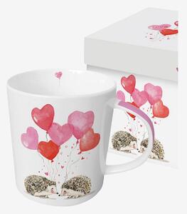 Paperproducts Design - Mugg Hedgehogs In Love 40 cl - Vit - Koppar & muggar - Från Homeroom