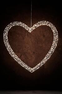 NORDFORM - Metal Heart 50X3,5Cm M/720 LED - Vit - Adventsstjärnor - Från Homeroom