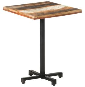 Cafébord fyrkantigt 60x60x75 cm massivt återvunnet trä
