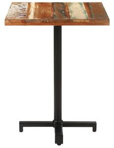 Cafébord fyrkantigt 60x60x75 cm massivt återvunnet trä