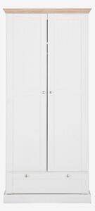 Loft24 - Garderob Binz 2 dörrar/1 låda - Vit - Garderober - Från Homeroom
