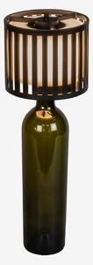 Konstsmide - Bordslampa Bottle Usb 28 cm - Svart - Uppladdningsbara lampor - Från Homeroom