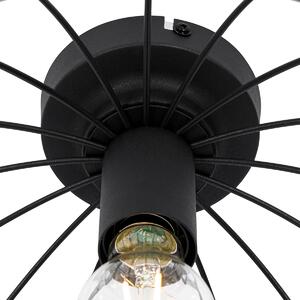 Industriell taklampa svart 35 cm - Hanze