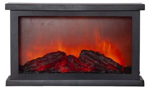 Inomhusdekoration Fireplace Svart 18 cm