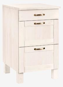 Loft24 - Förvaringsskåp Alby 60 Small 3 Drawer - Vit - Skåp - Från Homeroom