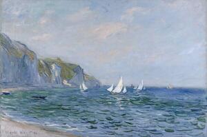 Monet, Claude - Konsttryck Cliffs and Sailboats at Pourville, (40 x 26.7 cm)