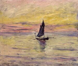 Bildreproduktion The Sailing Boat, Evening Effect, 1885, Monet, Claude