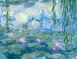 Monet, Claude - Konsttryck Waterlilies, 1916-19, (40 x 30 cm)