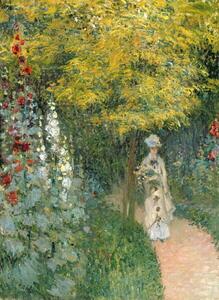 Monet, Claude - Konsttryck Rose Garden, 1876, (30 x 40 cm)
