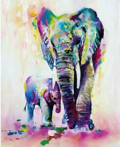 Canvasposter, Elefant - 50 x 70 cm