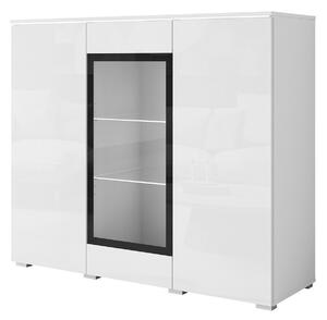 Sherie Vitrinskap 120x104 cm - Vit