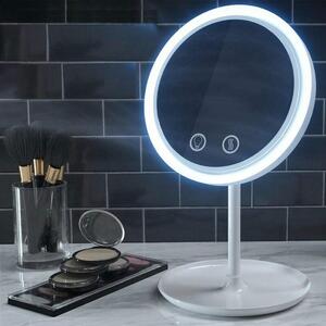 Sminkspegel med LED-belysning och Fläkt