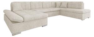 Zumar Baddsoffa med Divan och Schaslong 4-sits i Bouclé - Beige