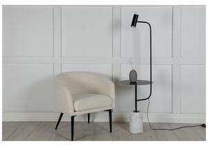 Golvlampa Vega 400x1460cm - Svart / Ljus Marmor