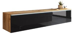 Kanak Tv-bänk 140 cm - Natur/Svart