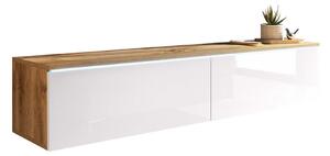 Kanak Tv-bänk 140 cm - Natur/Vit