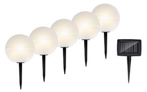Grundig - KIT 5x LED RGBW Solcellslampa LED/3,2V IP44