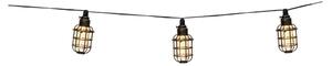 Grundig - LED solcellsljusslinga 10xLED 3,8m IP44 varm vit