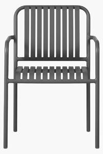 NORDFORM - Stapelbar trädgårdsstol Ashiya 2-pack - Svart - Matstolar - Från Homeroom