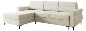 Busness Bäddsoffa med Divan 3-sits i Plysch - Beige
