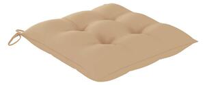 Stolsdynor 4 st beige 50x50x7 cm tyg - Beige