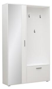 Vansboro Garderob med Spegel 120x196 cm - Vit