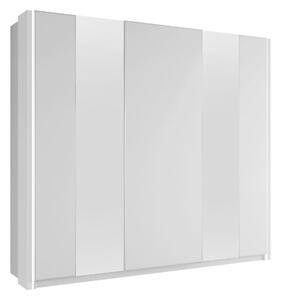 Haruna Garderob med Spegel 250x235 cm - Vit
