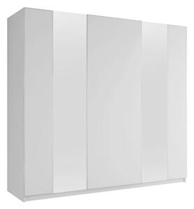 Haruna Garderob med Spegel 250x235 cm - Vit