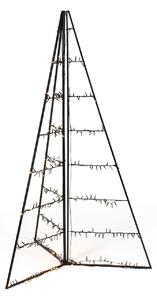 Konstsmide - Dekoration metall pyramid LED 150cm - Svart - Dekorativ julbelysning - Från Homeroom