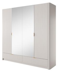 Forba Garderob med Spegel 213x209 cm - Vit
