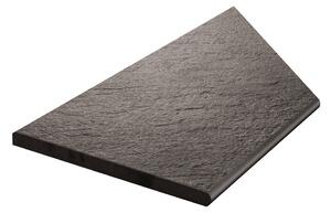 Uteklinker Bricmate Z Quartzit Black Pool Inner Corner Left 30x60 cm