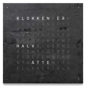 Qlocktwo - Qlocktwo Earth 45 Creator's Edition - Metamorphite, NO - Klockor - Biegert & Funk - Svart
