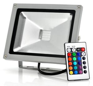 20W RGB LED-strålkastare, vattentät med fjärrkontroll