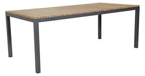 Matbord Zalongo, 200x100 cm, natur/grå