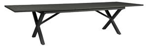 Matbord Hillmond, förlängningsbart, 240/310 cm, svart