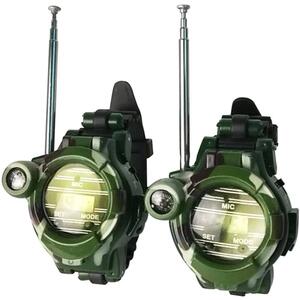 Watchie Talkie - Walkie Talkie Klockor, 2-pack, Kamouflage med Kompass och Förstoringsglas