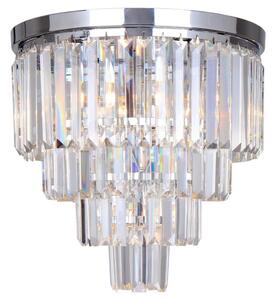 Zuma Line FC17106/4+1-CHR - Vägglampa i kristall 5xE14/40W/230V krom
