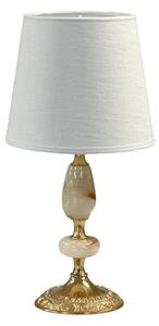 Brianna bordslampa, marmor/mässing